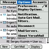 VersaMail для Palm OS