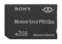 В конце этого месяца компания Sony начнет продажи карт памяти Memory Stick емкостью 2 ГБ