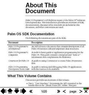 Чтение обычных PDF-документов на Palm