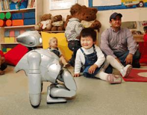Малыши любят роботов