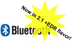 Bluetooth v2.1+EDR  