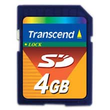 SD 4Gb 133x Transcend