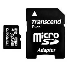 microSD HC 8Gb Transcend