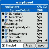 WarpSpeed для Palm OS